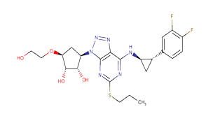 Chemical Structure Oof Ticagrelor