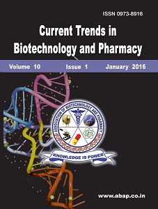 					View Vol. 10 No. 1 (2016): Current Trends in Biotechnology and Pharmacy
				