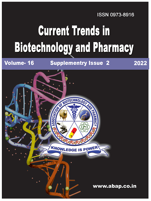 					View Vol. 16 No. 3s (2022): Current Trends in Biotechnology and Pharmacy
				